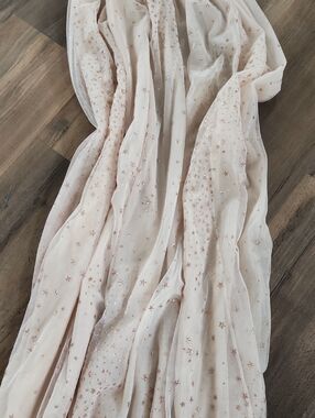 Sheer Elastic Waist Skirt